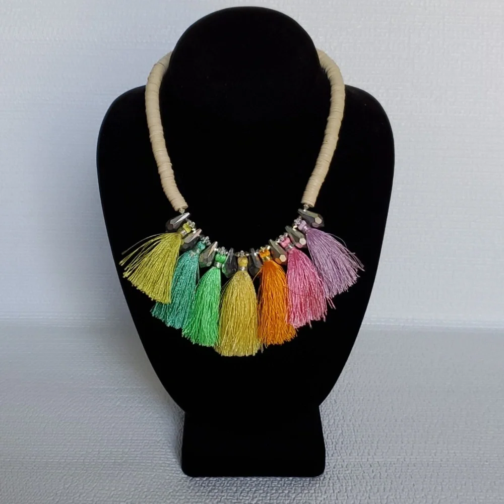 SJO Jewelry Pushkar Tassel Necklace NWT